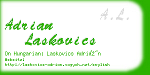 adrian laskovics business card